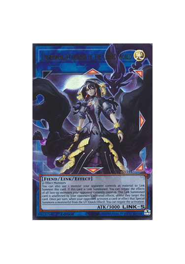Underworld Goddess of the Closed World (V.1 - Ultra Rare)