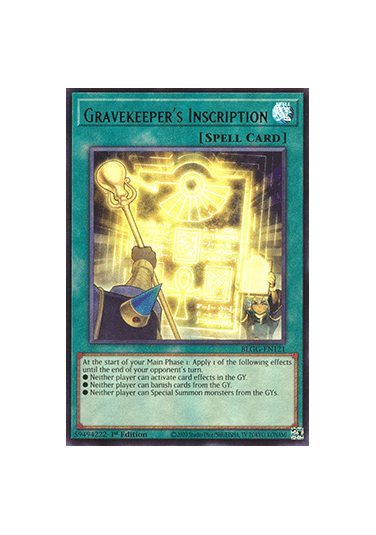 Gravekeeper’s Inscription