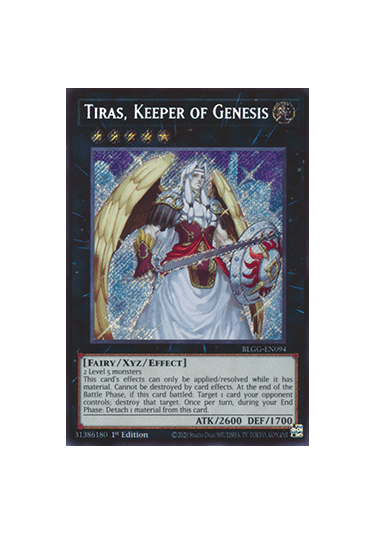 Tiras, Keeper of Genesis (V.1 - Secret Rare)