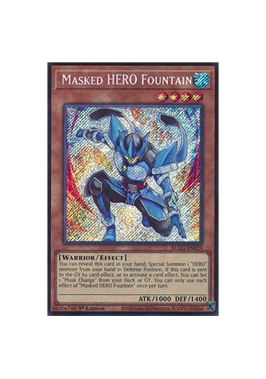 Masked HERO Fountain (V.1 - Secret Rare)