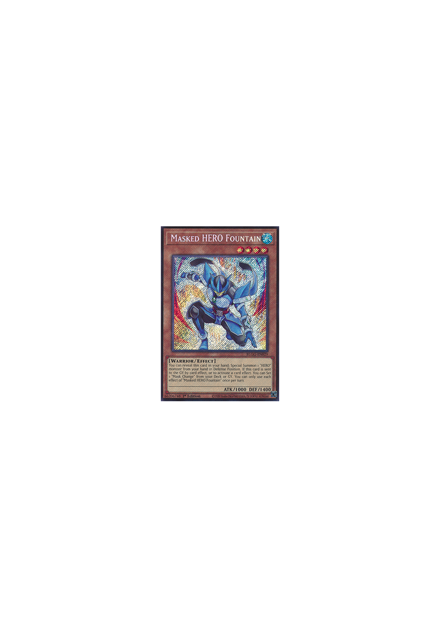 Masked HERO Fountain (V.1 - Secret Rare)