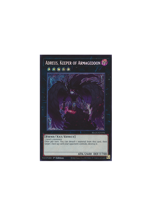 Adreus, Keeper of Armageddon (V.1 - Secret Rare)