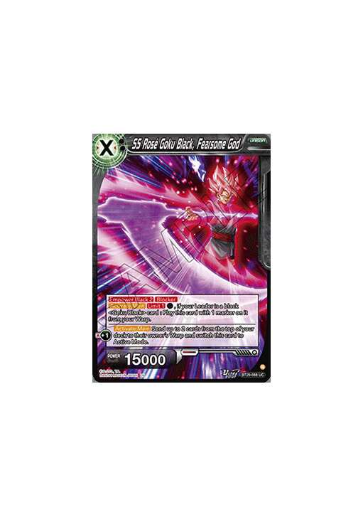 SS Rosé Goku Black, Fearsome God (V.1 - Uncommon)
