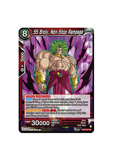 SS Broly, Non-Stop Rampage (V.1 - Uncommon)