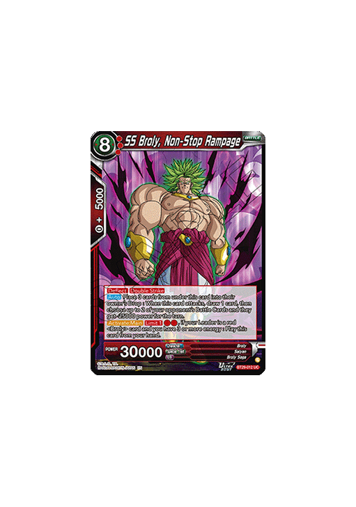 SS Broly, Non-Stop Rampage (V.1 - Uncommon)