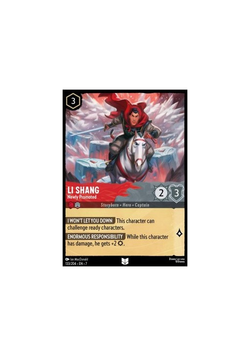 Li Shang - Newly Promoted