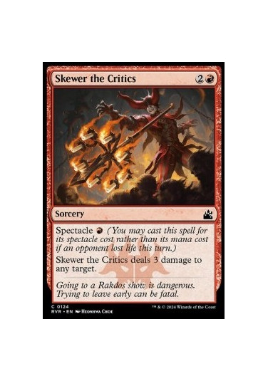 Skewer the Critics