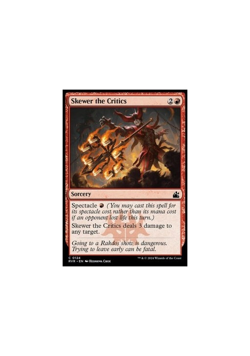 Skewer the Critics
