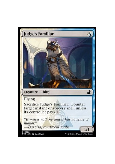 Judge’s Familiar