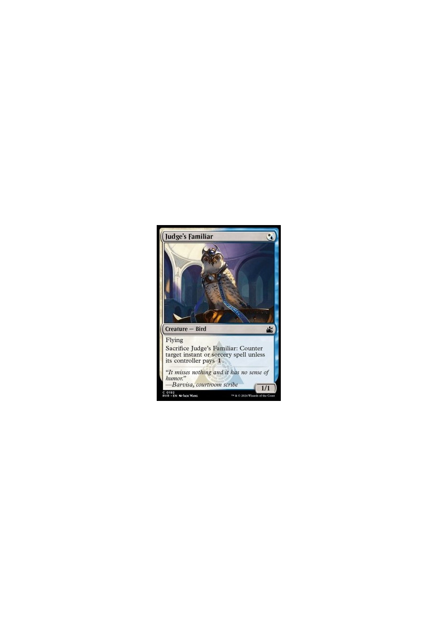 Judge’s Familiar