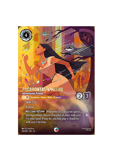 Pocahontas & Meeko - Adventurous Friends (V.2)