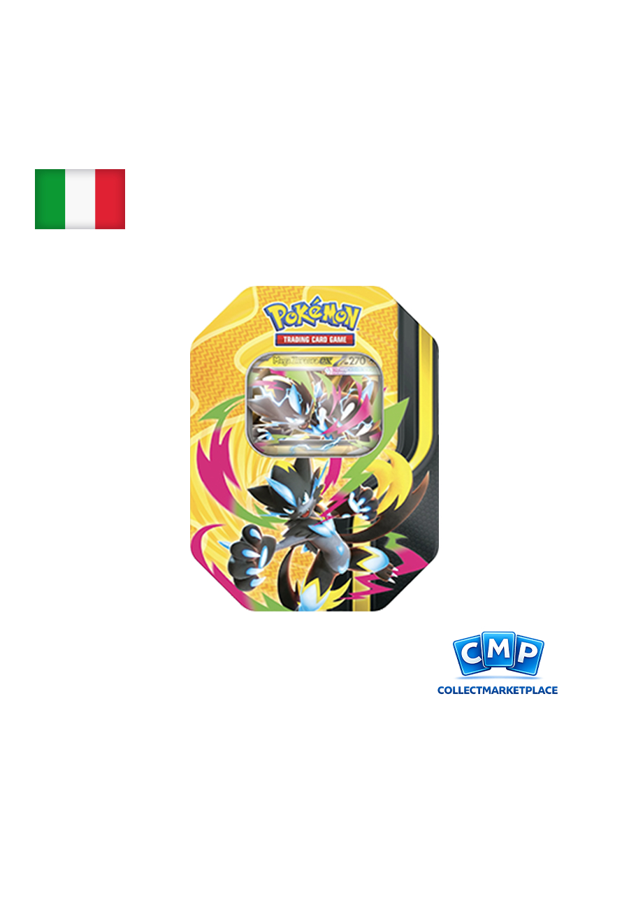 PoKémon Tin Da collezione Mega Forze Zeraora ex ITA