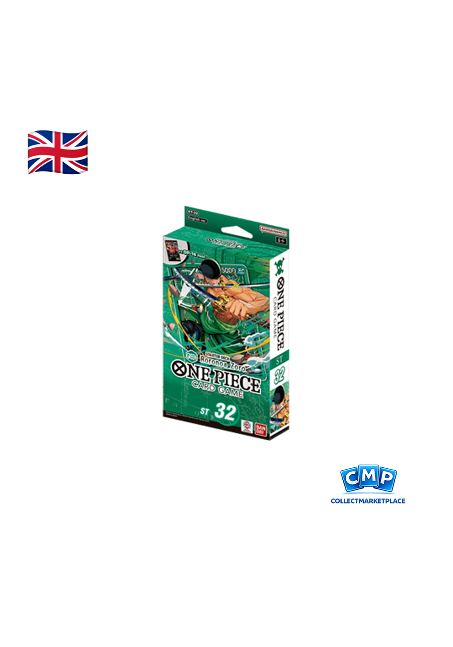 One Piece ST-32 Green Roronoa Zoro ENG One Piece ST-32 Green Roronoa Zoro ENG