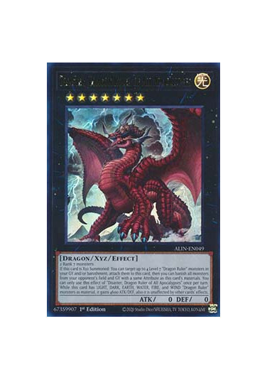Disaster, Dragon Ruler of All Apocalypses (V.1 - Ultra Rare)