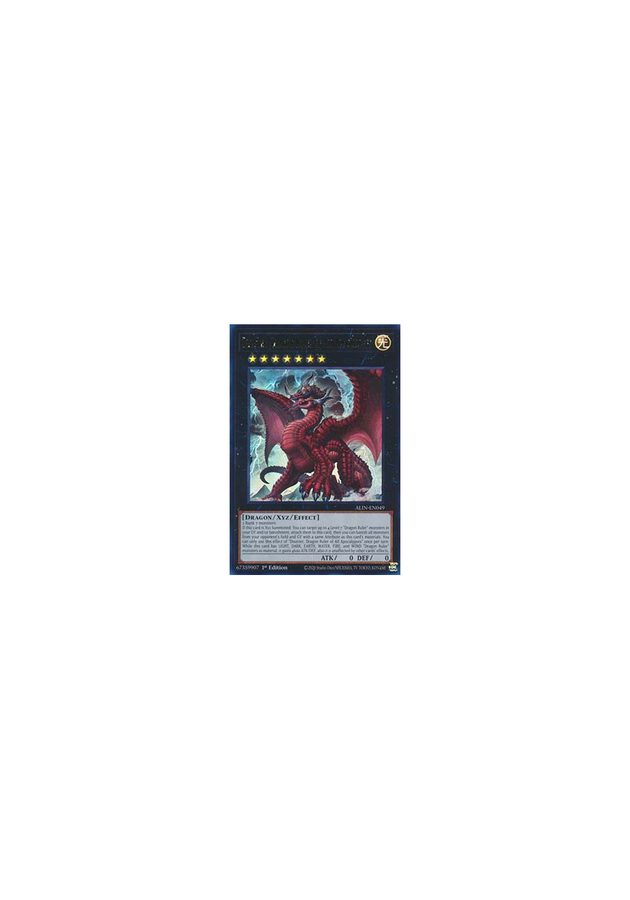 Disaster, Dragon Ruler of All Apocalypses (V.1 - Ultra Rare)
