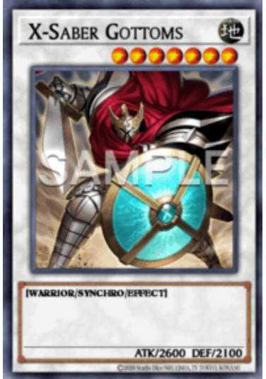 X-Saber Gottoms (V.3 - Starlight Rare)