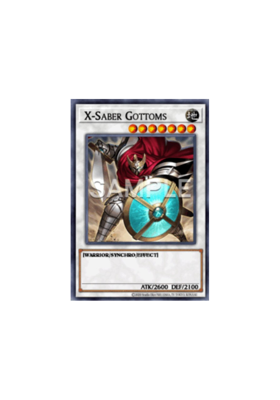 X-Saber Gottoms (V.3 - Starlight Rare)
