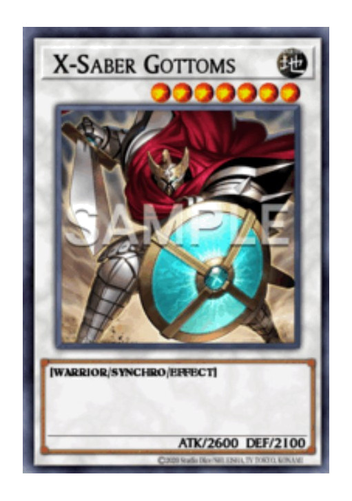 X-Saber Gottoms (V.3 - Starlight Rare)
