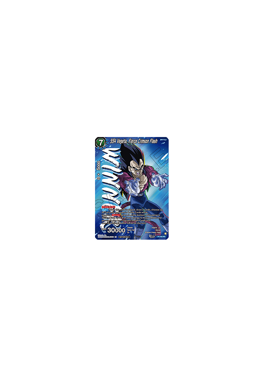 SS4 Vegeta, Fierce Crimson Flash (V.2 - Promo)