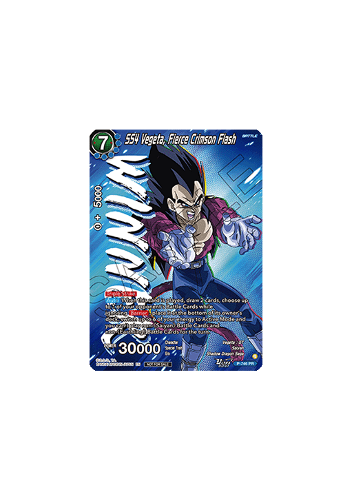SS4 Vegeta, Fierce Crimson Flash (V.2 - Promo)