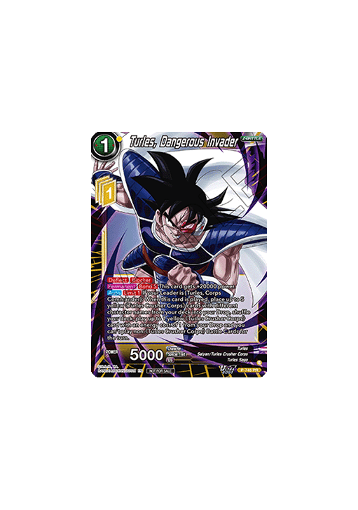 Turles, Dangerous Invader (V.1 - Promo)