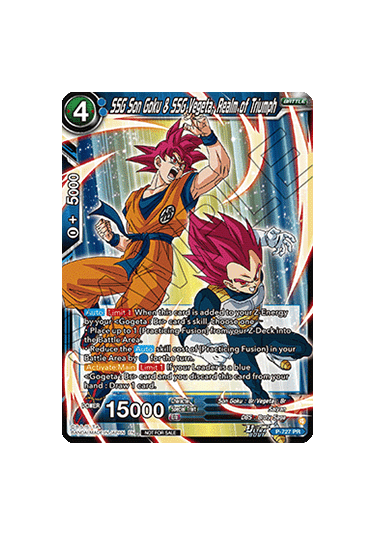 SSG Son Goku & SSG Vegeta, Realm of Triumph (V.1 - Promo)