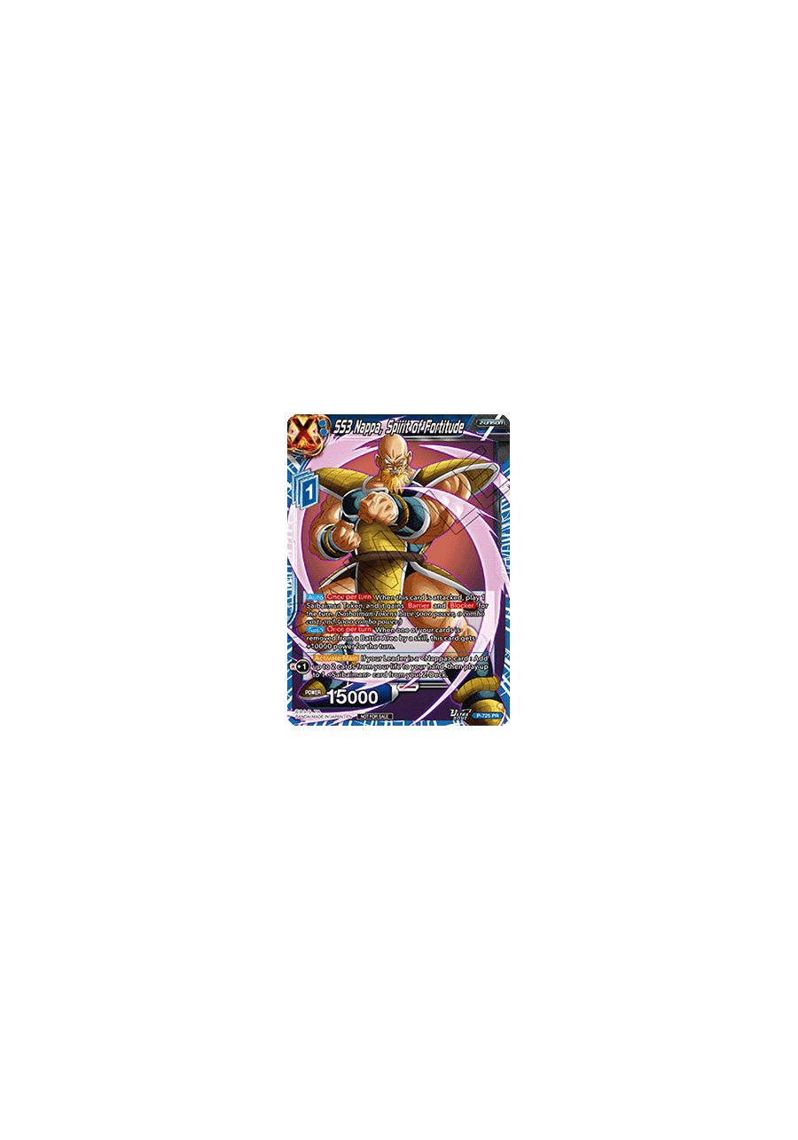 SS3 Nappa, Spirit of Fortitude (V.1 - Promo)