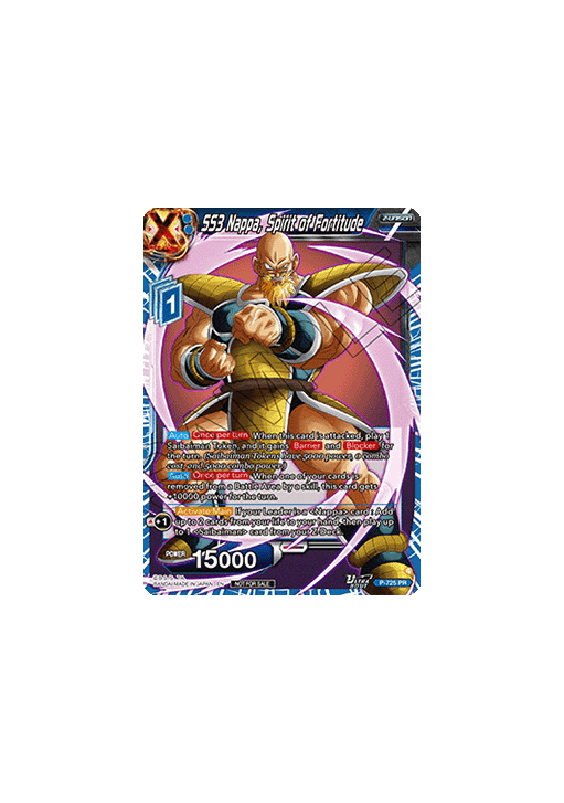 SS3 Nappa, Spirit of Fortitude (V.1 - Promo)