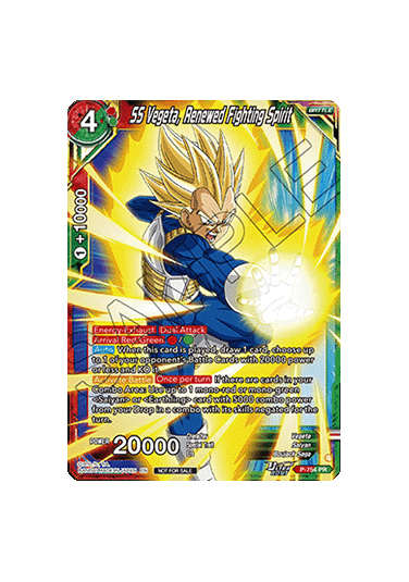 SS Vegeta, Renewed Fighting Spirit (V.1 - Promo)