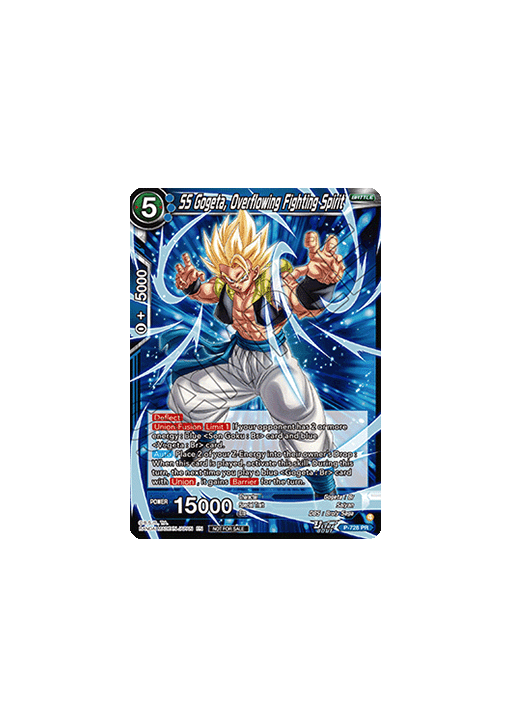 SS Gogeta, Overflowing Fighting Spirit (V.1 - Promo)