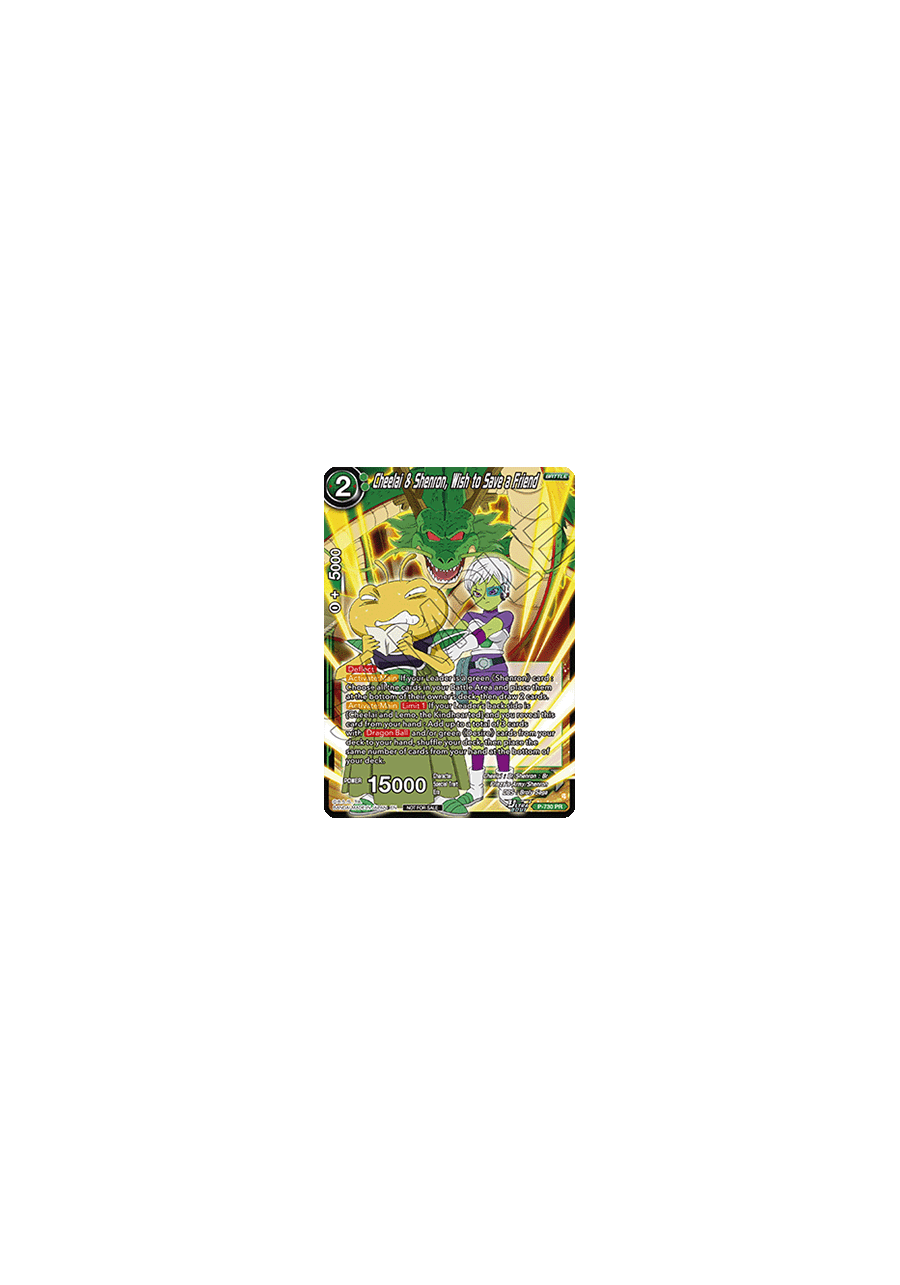 Cheelai & Shenron, Wish to Save a Friend (V.1 - Promo)