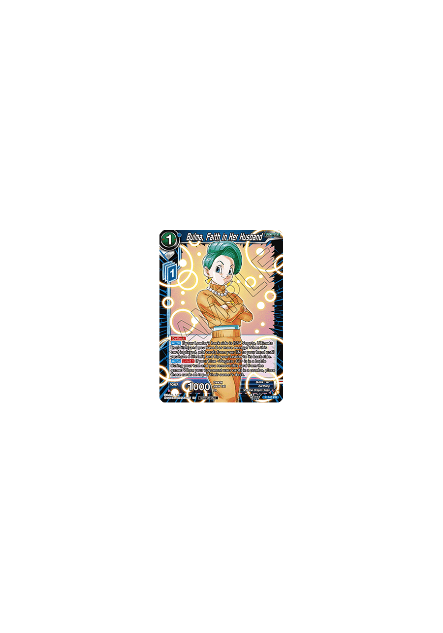 Bulma, Faith in Her Husband (V.1 - Promo)