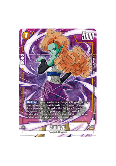 Zangya (FP-089) [Fusion World] (V.1 - Promo)
