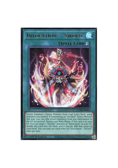 Invocation ”Sword” (V.1 - Ultra Rare)