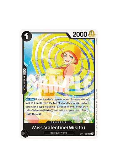 Miss.Valentine(Mikita) (OP14-087) (V.2)