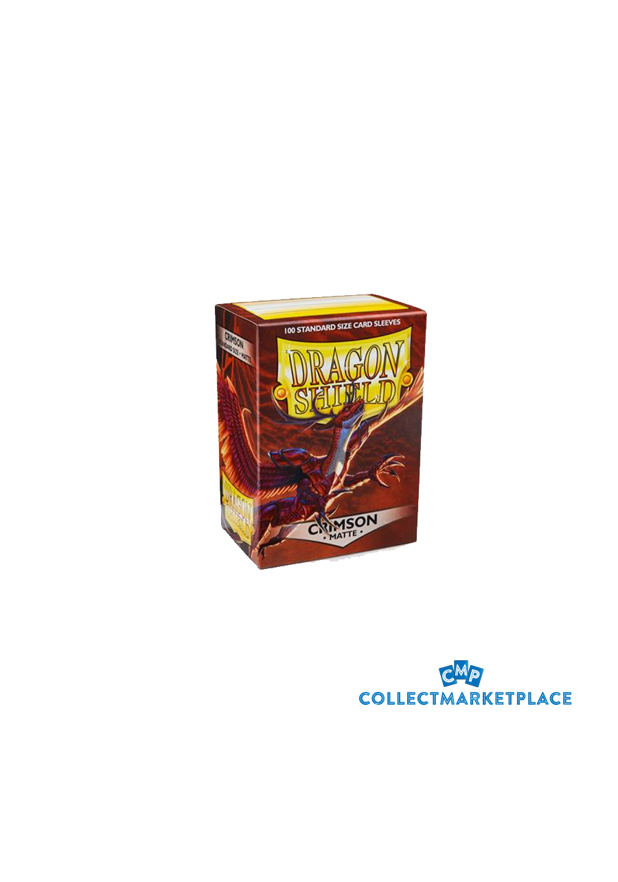 Dragon Shiel Matte Crimson standard Size 100