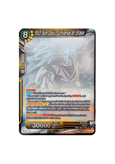 SS3 Son Goku, Universe at Stake (V.3 - Super Rare)