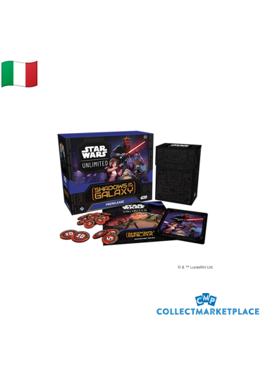 STAR WARS: UNLIMITED - SHADOWS OF THE GALAXY: PRERELEASE BOX ITA