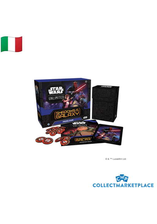 STAR WARS: UNLIMITED - SHADOWS OF THE GALAXY: PRERELEASE BOX ITA