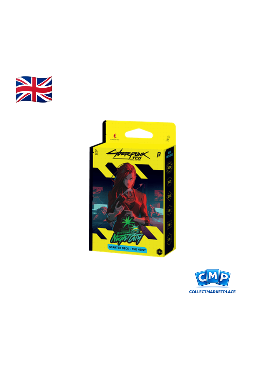 CYBERPUNK TCG - WELCOME TO NIGHT CITY - STARTER DECK - THE HEIST - ENG CYBERPUNK TCG - WELCOME TO NIGHT CITY - STARTER DECK - THE HEIST - ENG