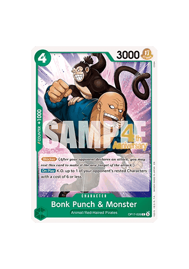 Bonk Punch & Monster (OP17-028)