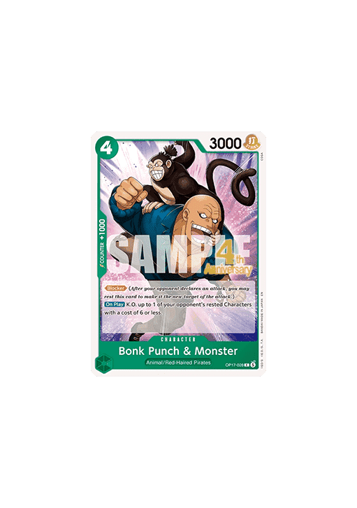 Bonk Punch & Monster (OP17-028)