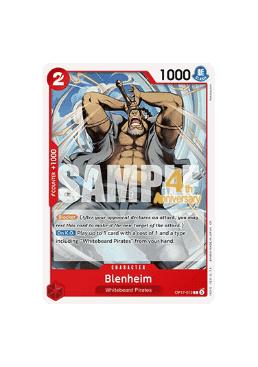 Blenheim (OP17-012)