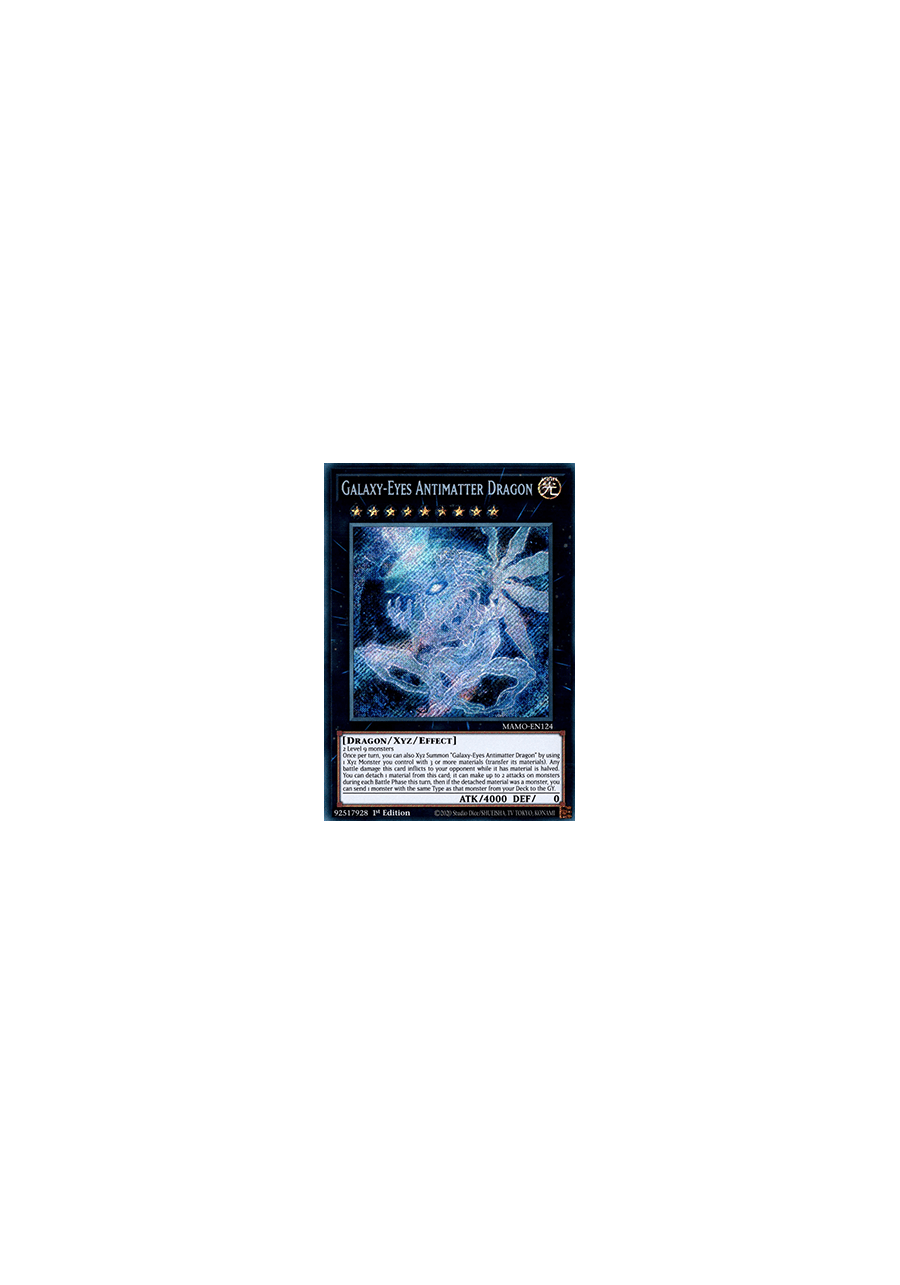 Galaxy-Eyes Antimatter Dragon (V.1 - Secret Rare)