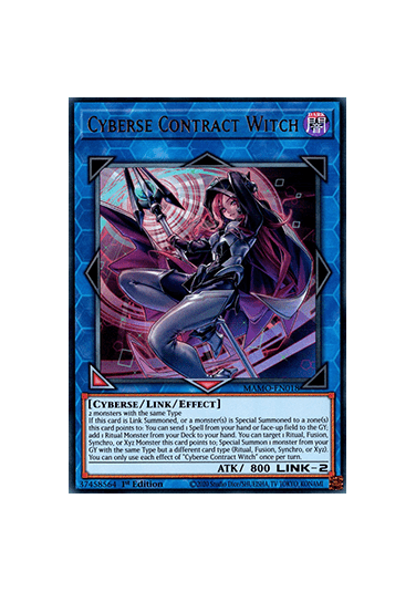 Cyberse Contract Witch (V.1 - Ultra Rare)