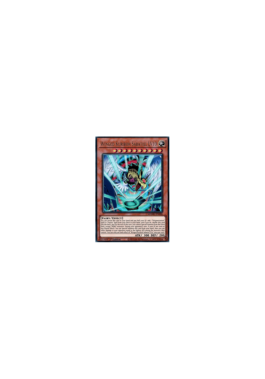 Winged Kuriboh Sabatiel LV10 (V.1 - Ultra Rare)