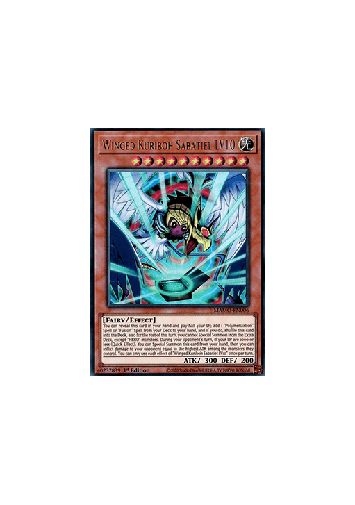 Winged Kuriboh Sabatiel LV10 (V.1 - Ultra Rare)