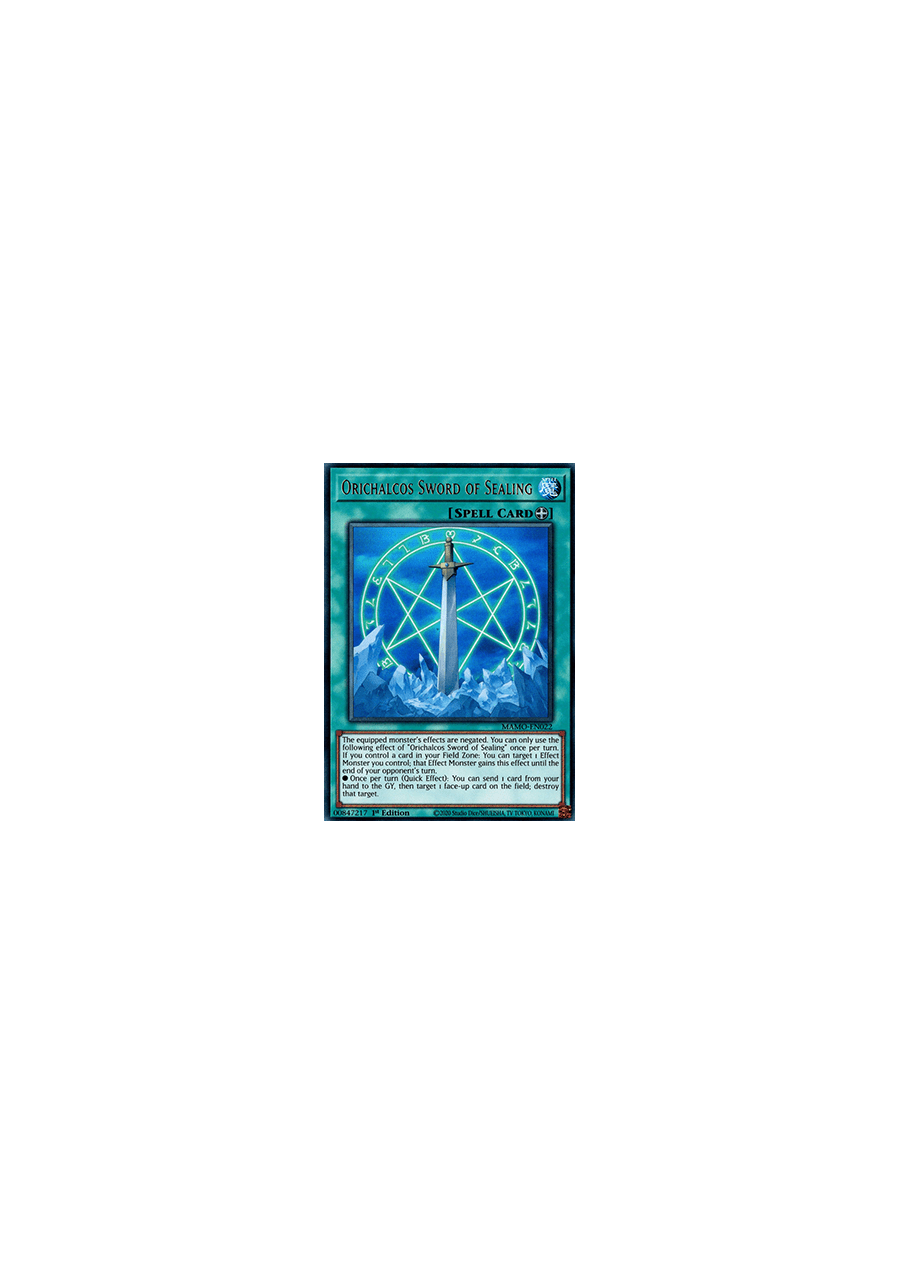 Orichalcos Sword of Sealing (V.1 - Ultra Rare)