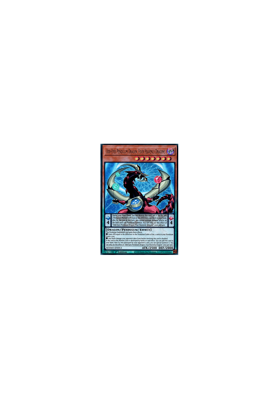 Odd-Eyes Pendulum Dragon, Four Heavenly Dragons (V.1 - Ultra Rare)