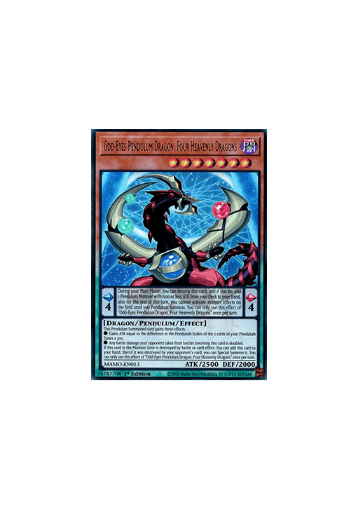 Odd-Eyes Pendulum Dragon, Four Heavenly Dragons (V.1 - Ultra Rare)